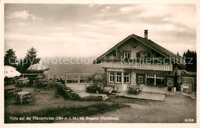 Bregenz Vorarlberg Hütte auf der Pfänderspitze