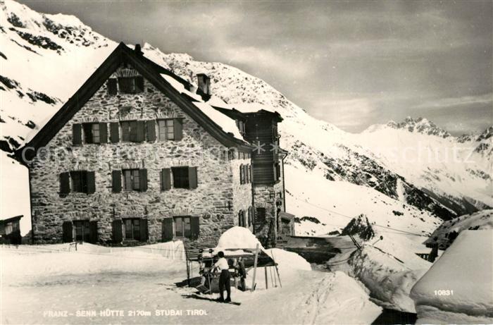 Stubaier Alpen Franz Senn Huette Winter