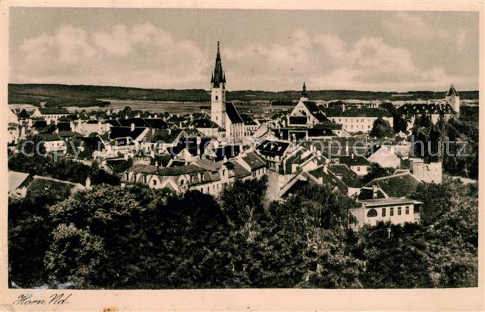 Horn Niederoesterreich Panorama Kirche
