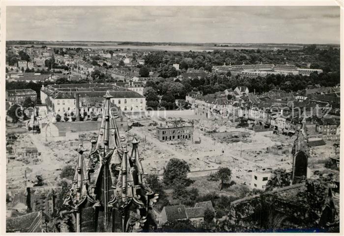 Beauvais 60 Panorama Kriegszerstörung Kirche