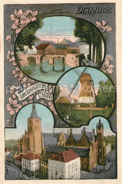 Dixmude Un bonjour de l’Yser Vue partielle