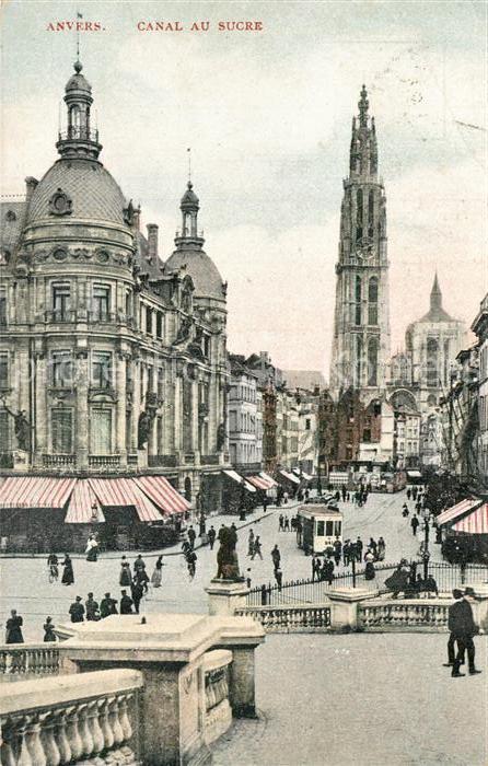 Anvers Antwerpen Canal au Sucre
