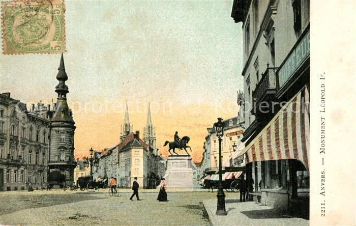 Anvers Antwerpen Monument Leopold