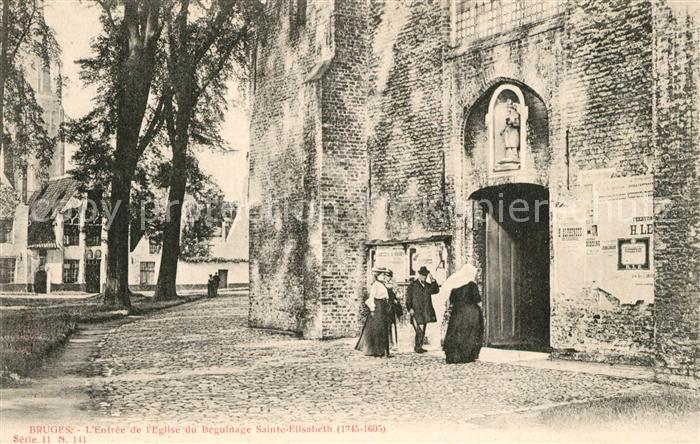Bruges BRUGGE Belgie Eglise du Beguinage Sainte Elisabeth