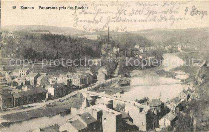 Esneux Panorama pris des Roches