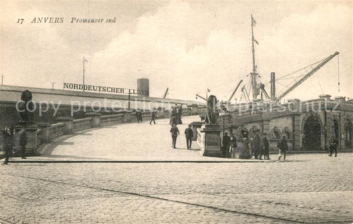 Anvers Antwerpen Promenoir sud