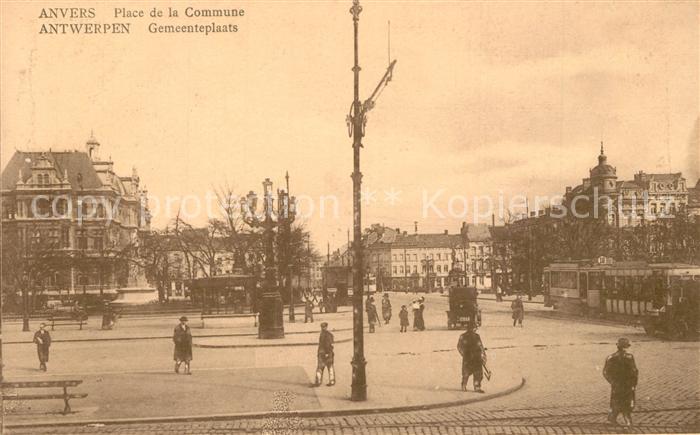 Anvers Antwerpen Place de la Commune