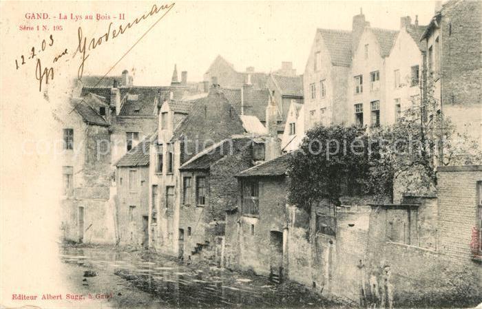 Gand Belgien La Lys au Bois