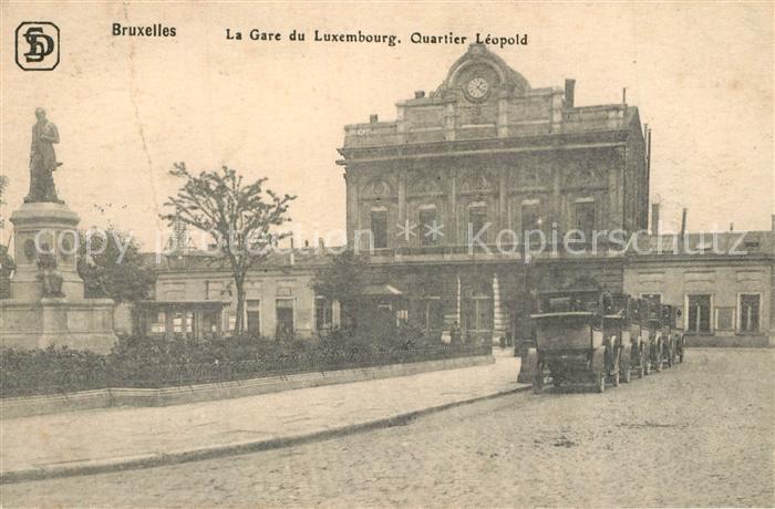 Bruxelles Bruessel La Gare du Luxembourg Quartier Leopold