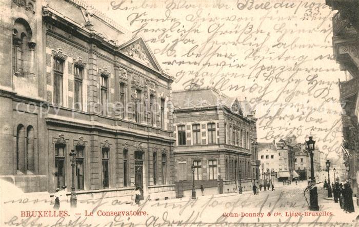 Bruxelles Bruessel Le Conservatoire