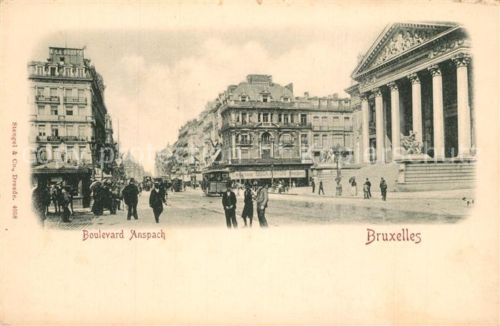 Bruxelles Bruessel Boulevard Anspach