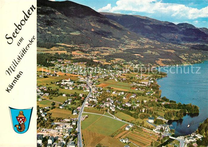 Seeboden Millstaettersee Fliegeraufnahme