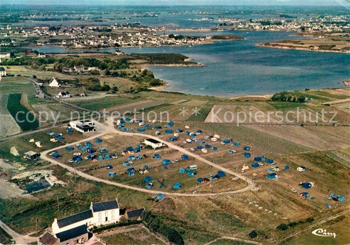 Plouhinec Morbihan Vue generale aerienne