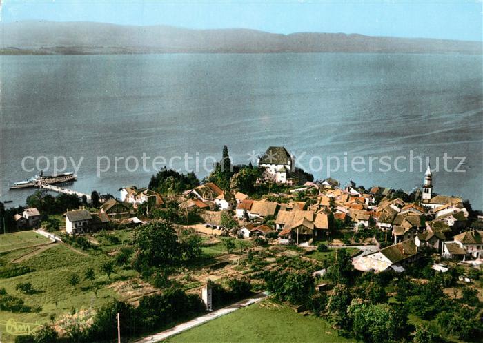 Yvoire Vue generale aerienne