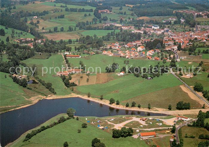 Cunlhat Le plan d’eau et vue aerienne