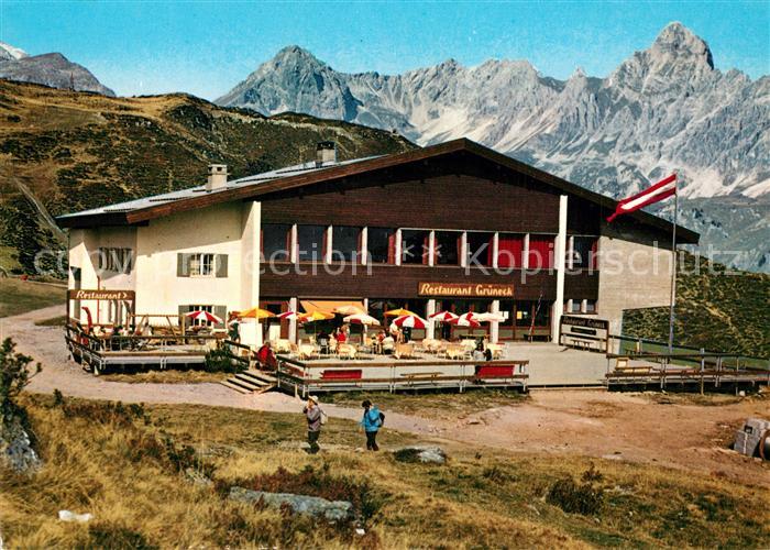 Montafon Restaurant Grueneck am Golm