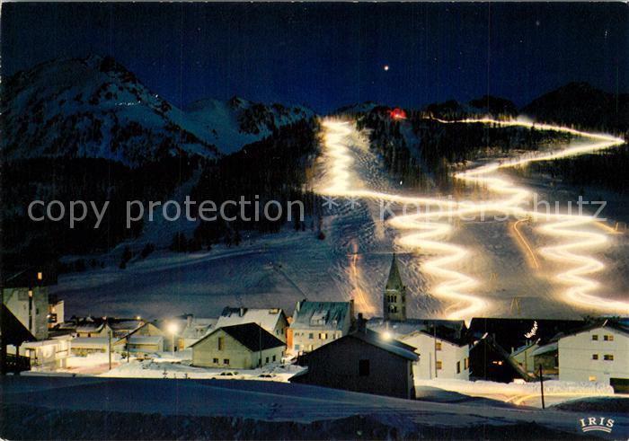 Montgenevre Descente aux flambeaux