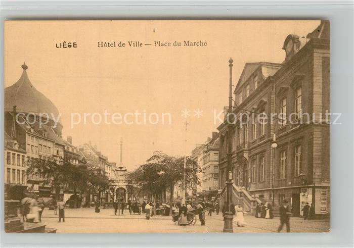 Liege Luettich Hotel de Ville Place du Marche