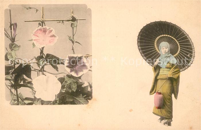 Japan Geisha Blumenschmuck