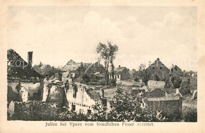 Julien Ypern Zerstörung nach Angriff