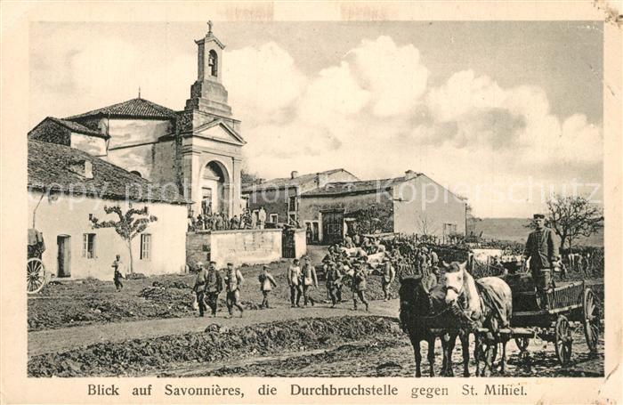 Savonnieres d Indre-et-Loire Durchbruchstelle gegen St Mihiel