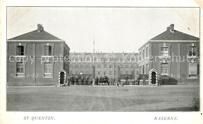 St Quentin Aisne Kaserne Feldpostkarte