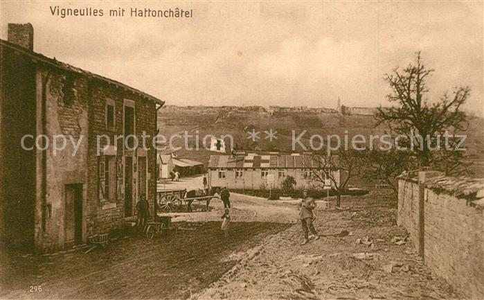 Vigneulles-les-Hattonchatel Zerstoertes Dorf Lazarett