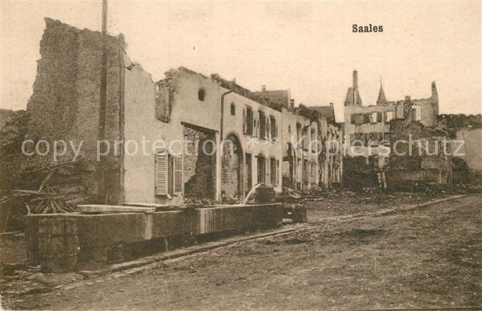 Saales Zerstoertes Dorf
