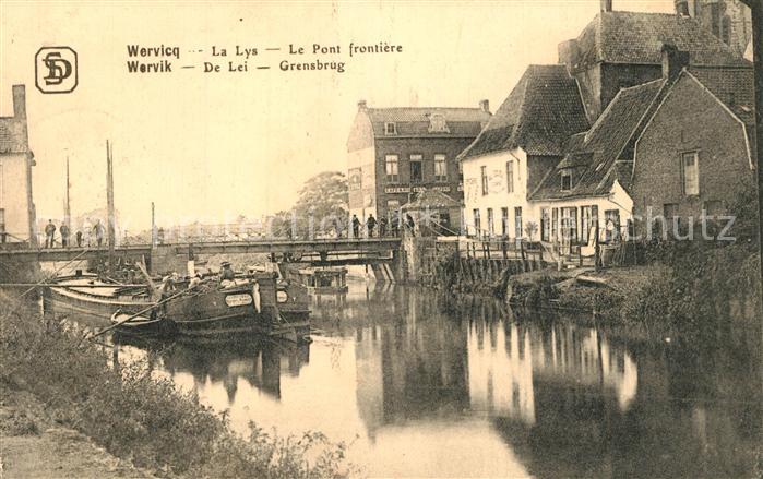 Wervik De Lei Grensbrug