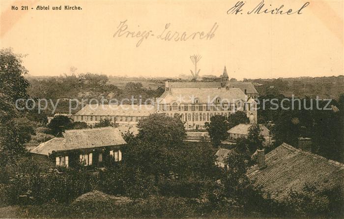 Saint-Michel-sur-Meurthe Abtei und Kirche Kriegslazarett