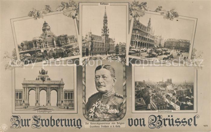 Bruessel Bruxelles Justizpalast Koenigshaus Triumphbogen Total