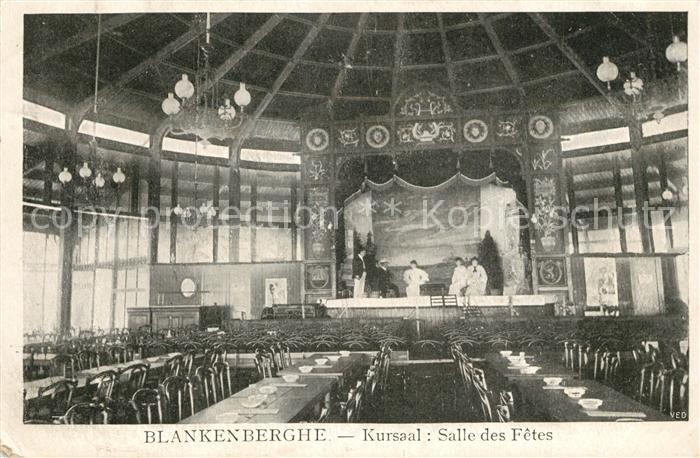 Blankenberghe Kursaal Salle des Fetes