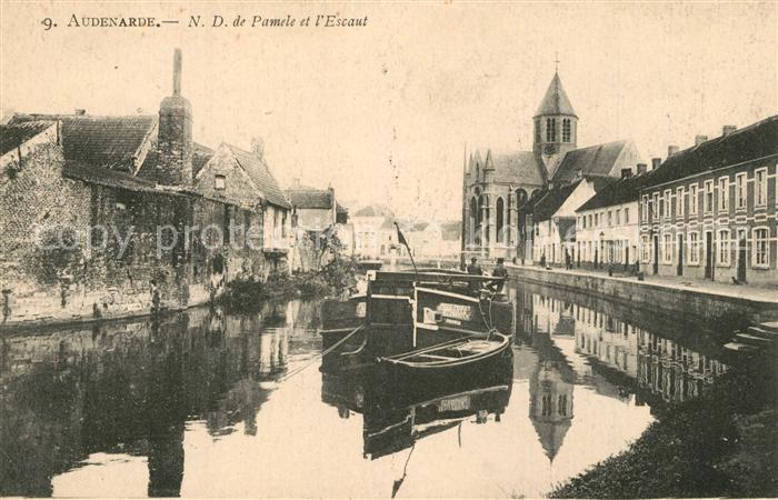 Audenarde ND de Pamele et l'Escaut