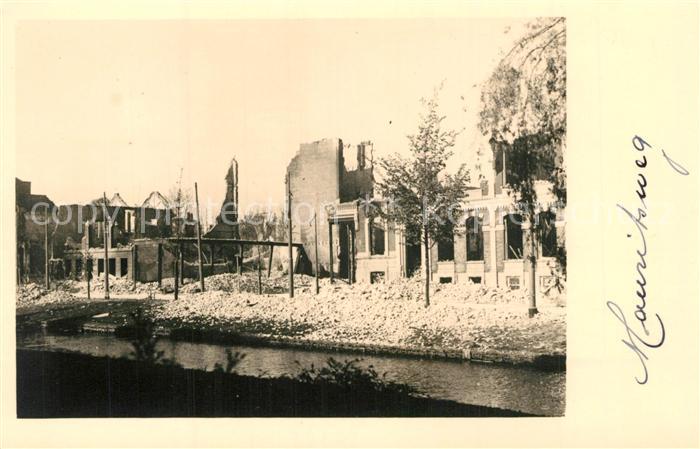 Rotterdam Mauritsweg nach Zerstoerung