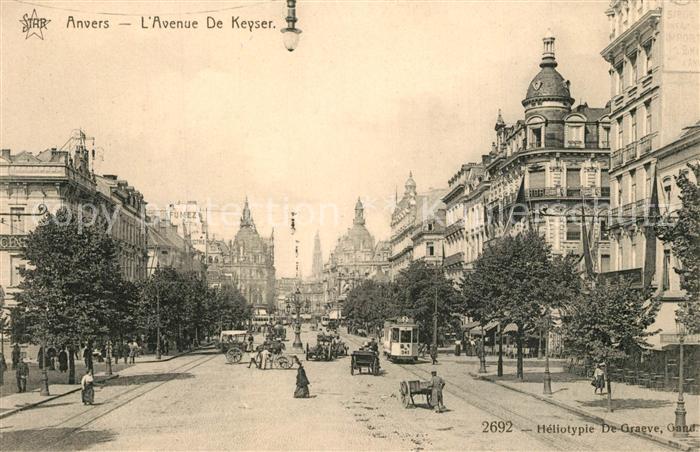 Anvers Antwerpen Avenue De Keyser