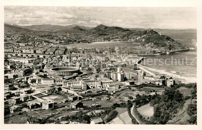 San Sebastian  Pais Vasco ES Vista general desde el Monte Ulia