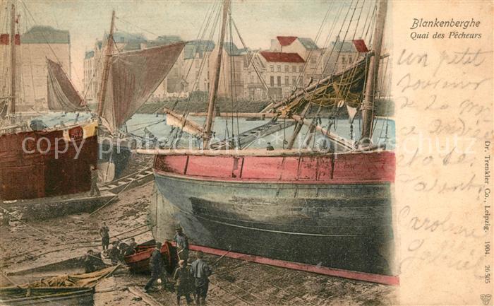 Blankenberghe Quai des Pecheurs