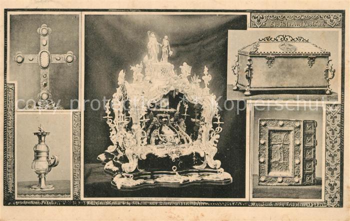 Bad Saeckingen Hl Fridolin Reliquienschein Messbuch Kreuz Pokal St Hilarius Kaes