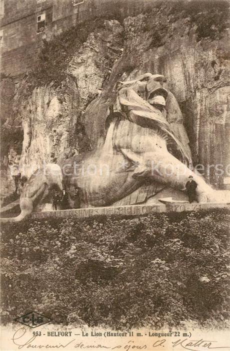Belfort Alsace Le Lion