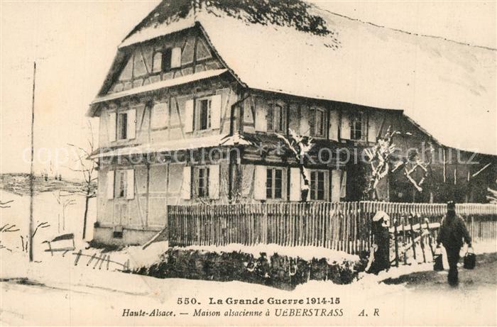 Alsace Elsass Maison alsacienne a Ueberstrass