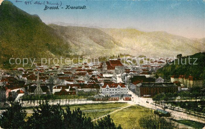 Brasso Brasov Kronstadt Ortsansicht