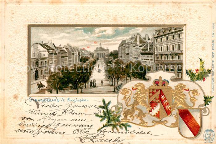 Strassburg Elsass Broglieplatz