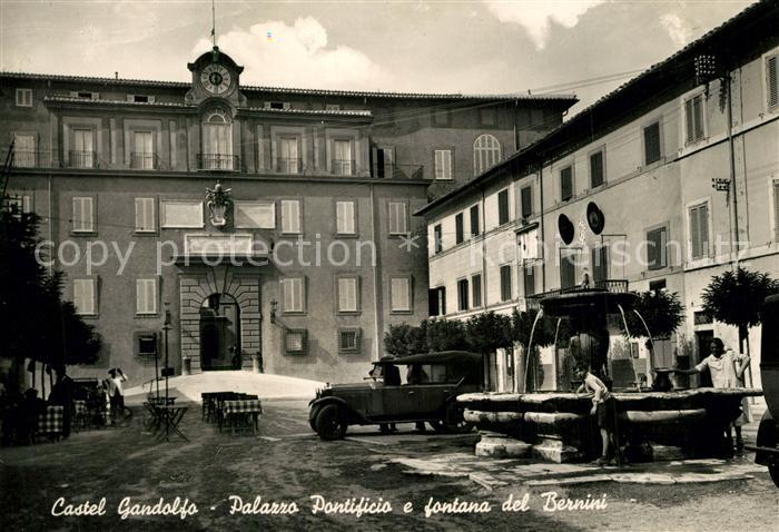 Castel Gandolfo Palazzo Pontificio e fontana del Bernini