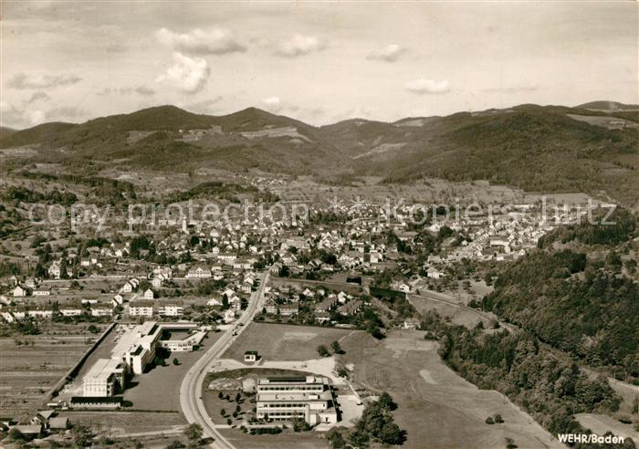 Wehr Baden Fliegeraufnahme