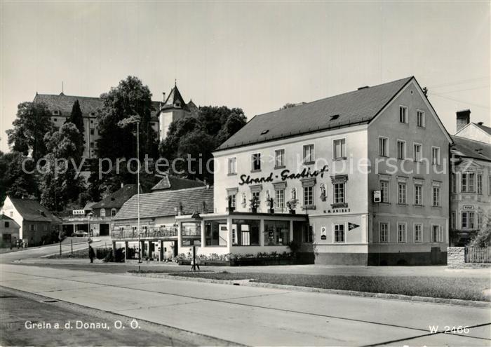 Grein Donau Oberoesterreich Strand Gasthof