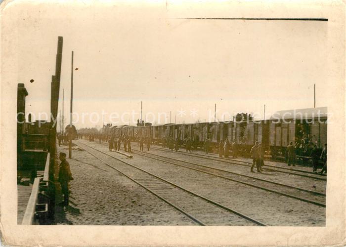 Berdytschiw Oblast Schytomyr Transportzug am Bahnhof
