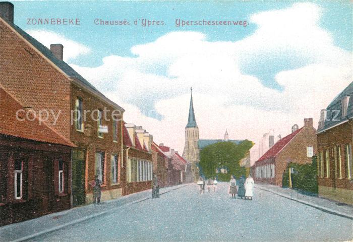 Zonnebeke Chaussee d’Ypres Yperschesteenweg