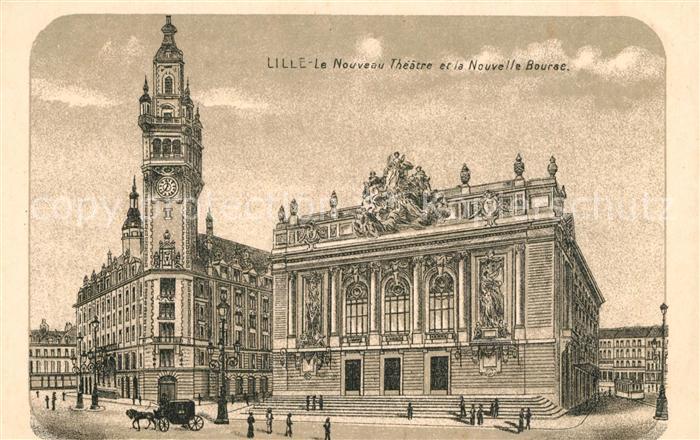 Lille Antwerpen Le Nouveau Theatre et la Nouvelle Bourse