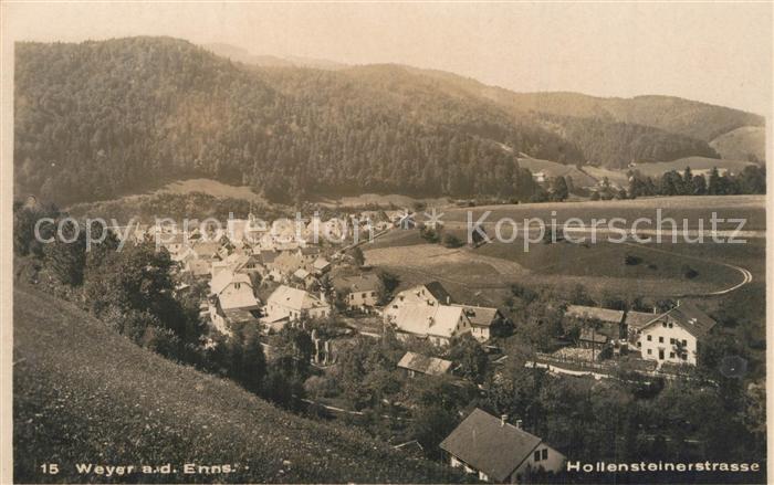Weyer Enns Panorama mit Hollensteinerstrasse