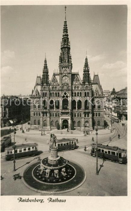 Reichenberg Liberec Boehmen Rathaus
